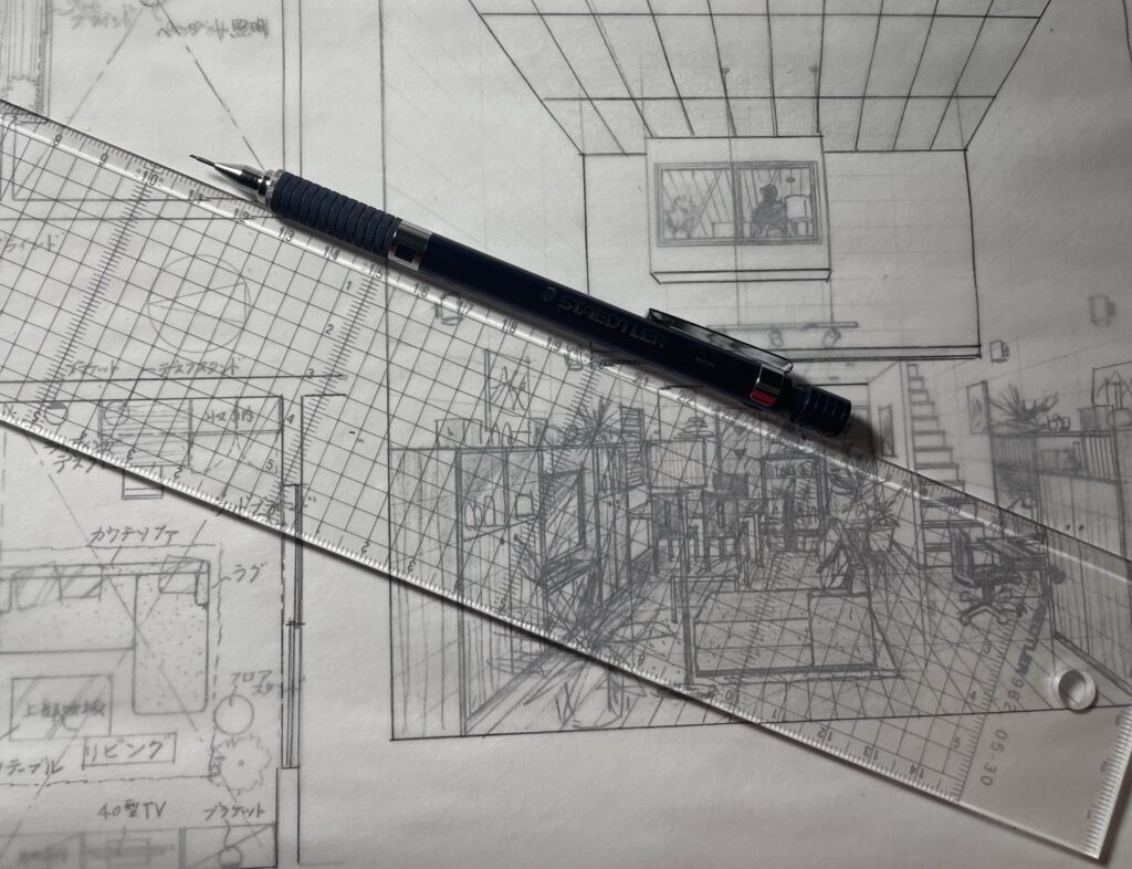 インテリアコーディネーターの二次試験は建築士製図の練習にもなる